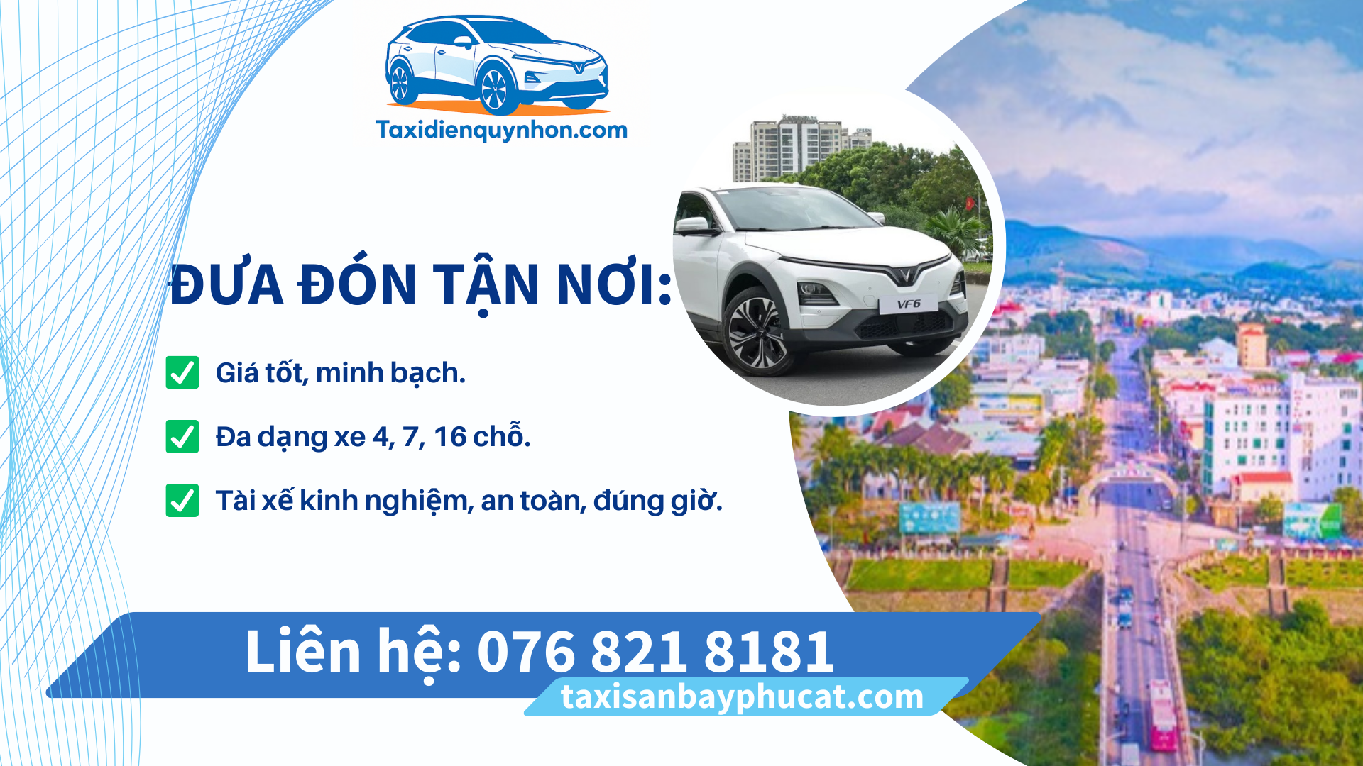 taxi sân bay Phù Cát đi An Khê
