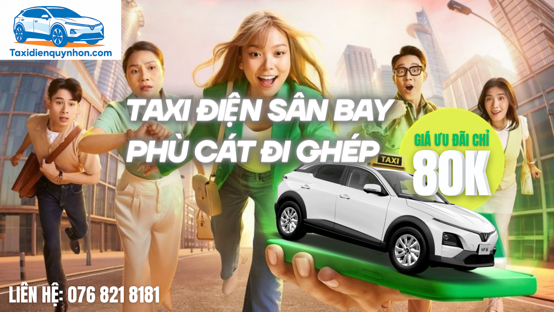 Taxi đi ghép như thế nào? Hướng dẫn đặt taxi sân bay Phù Cát đi ghép giá tốt