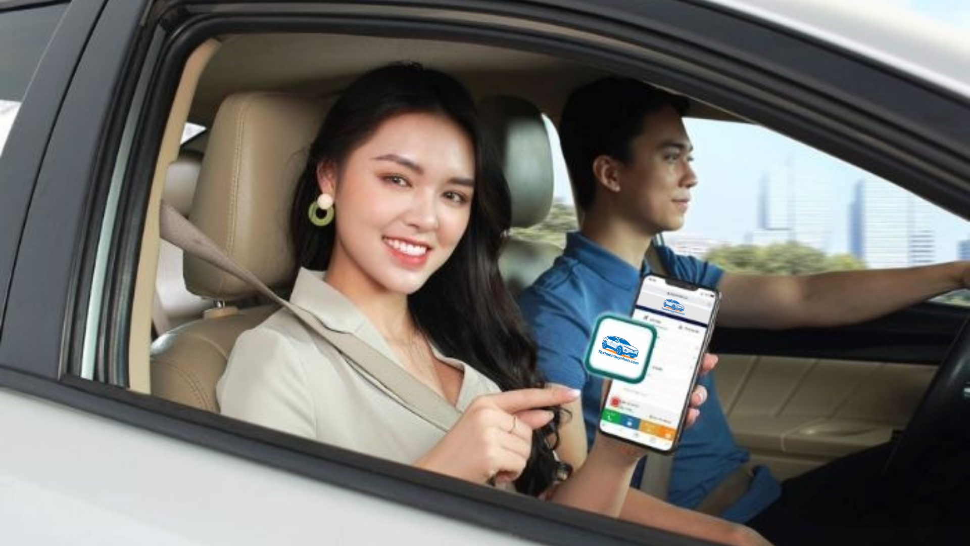 Taxi điện sân bay Phù Cát 7 chỗ