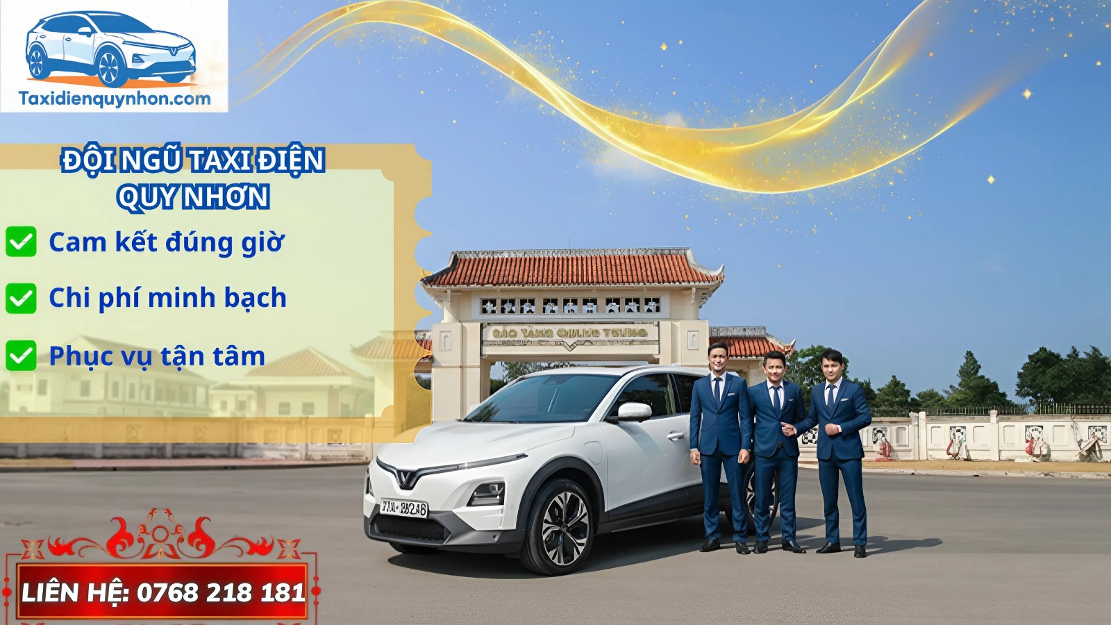 Taxi điện sân bay Phù Cát đi Phú Phong: Hành trình về miền đất võ Tây Sơn