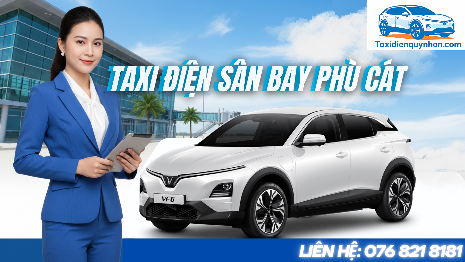 Tại sao nên chọn taxi điện sân bay Phù Cát đi Vĩnh Thạnh