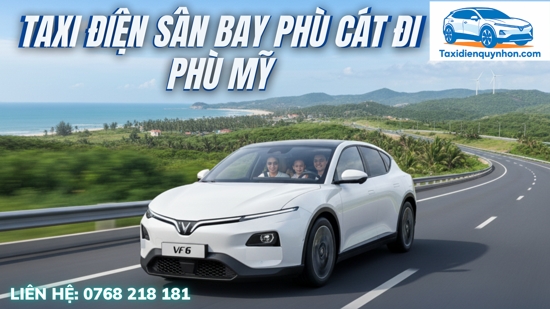Giải mã sức hút của Taxi điện sân bay Phù Cát đi Phù Mỹ trong năm 2025