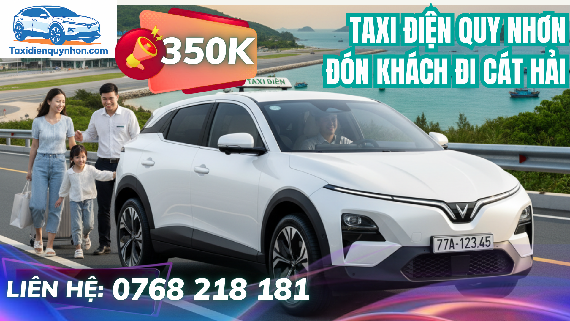 Taxi điện sân bay Phù Cát đi Cát Hải: Tọa độ du lịch đáng chú ý năm 2025