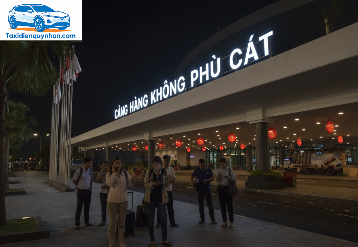 Những điều cần lưu ý khi đặt taxi điện sân bay Phù Cát vào ban đêm 